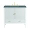 James Martin Vanities 36'' Vanity, Bright White w/ 3 CM Parisien Bleu Quartz Top 485-V36-BW-3PBL - alternate 1